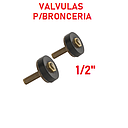 JUEGO DE 2 VALVULAS DE 1/2" PARA BRONCERIA (451.31(13)DH)
