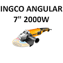AMOLADORA ANGULAR "7" 2400 W INGCO (UAG200018) 1 AÑO GARANTIA FAB
