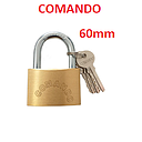 CANDADO   60MM   PLANO COMANDO