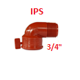 CODO CACHIMBA 3/4 IPS *******