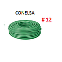 CABLE FLEXIBLE # 12 CONELSA ECON. VERDE  -  100 MTS