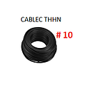CABLE FLEXIBLE # 10 NEGRO - 10 MTS