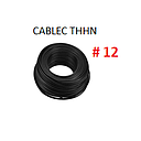 CABLE FLEXIBLE # 12 NEGRO - 50 MTS