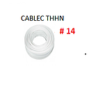 CABLE FLEXIBLE # 14  BLANCO - 25 MTS