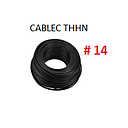 CABLE FLEXIBLE # 14  NEGRO  - 50 MTS