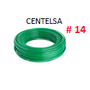 CABLE SOLIDO # 14  VERDE - 50 MTS
