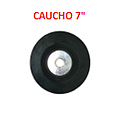 DISCO CAUCHO PARA AMOLADORA 7"