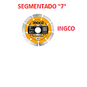 DISCO DIAMANTE "7" SEGMENTADO PROF INGCO (DMD011802)