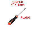 DESARMADOR PLANO 4" X 5MM TRUPPER