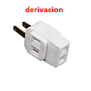 ENCHUFE DERIVACION CAUCHO T/USA