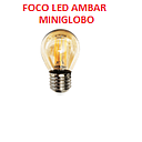 FOCO FILAMENTO LED AMBAR MINIGLOBO (IL070325)
