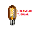 FOCO FILAMENTO LED AMBAR TUBULAR T45 (IL070370)