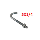 GANCHO J  5"X1/4  SIMP