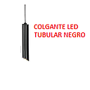 LAMPARA COLGANTE LED TUBULAR NEGRO (IL010701)
