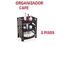 ORGANIZADOR RATAN 3 PISOS CAFE