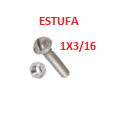 PEES-1X3/16       PERNOS ESTUFA