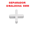 SEPARADOR D/BALDOSA CRUZ 5MM / 200 UNIDADES