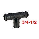 TEE FLEX PLASTIGAMA 3/4" - 1/2"