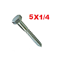 TIRAFONDO 5X1/4  SIMP