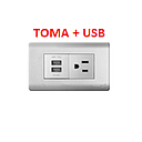 TOMACO + USB PLATEADO AQUA MAVIJU