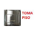 TOMACO DE PISO CUADRADO PLATEADO AQUA MAVIJU