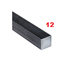 VARILLA CUADRADA 12MM / 1/2   X 6MTS
