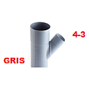 YEE 110MM - 75MM GRIS / PLOMO