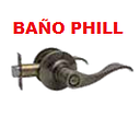 CERRAD.PHILLIPS BAÑO BRONCE ANTIGUO MANIJA (11760)