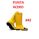 [BOTA42PA] BOTA CAUCHO PUNTA ACERO # 42   +