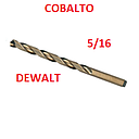 [BROCA-210] BROCA HIERRO-COBALTO DEWALT HSS 8MM ( 5/16 )