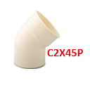 [C2X45P] CODO PLASTIGAMA 50 X 45