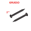 [ACERONEGRO-330] CLAVOS ACERO NEGRO GRUESO 2" X 2.5 MM
