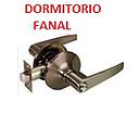 [CERR-107] CERRAD. DORMITORIO BRONCE ANTIGUO MANIJA FANAL