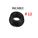 [CF-102] CABLE FLEXIBLE # 12 INCABLE ECON.  NEGRO - 100 MTS