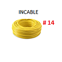 [CF-203] CABLE FLEXIBLE # 14 INCABLE ECON. AMARILLO - 100 MTS