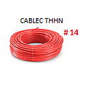 [CF-215] CABLE FLEXIBLE # 14 CABLEC ECON. THHN-FLEX ROJO - 100 MTS