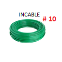 [CSM-056K-5] CABLE SOLIDO # 10  VERDE / AMARILLO - 5 MTS