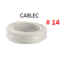 [CSM-251K-10] CABLE SOLIDO # 14 BLANCO - 10 MTS