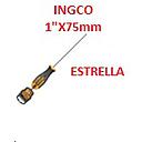 [DESARMADOR-050] DESARMADOR ESTRELLA1" X 75 MM  INGCO (HS68PH1075)