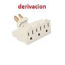 [ENCHU-051] ENCHUFE DERIVACION TRIPLE POLAR 3TO VOLTECK COD.46801