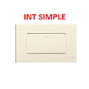 [INTE-501] INTERRUPTOR SIMPLE 125/250V MARFIL AQUA MAVIJU