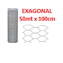 [MEX-R] MALLA EXAGONAL  1 MT DE ALTO  ( 1/2" )