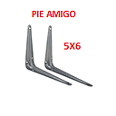 [PA5X6] PIE DE AMIGO (UN PAR) 5 X 6