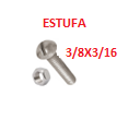 [PEES-003] PEES-3/8X3/16   PERNOS ESTUFA