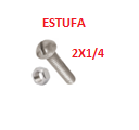 [PEES-027] PEES-2X1/4          PERNOS ESTUFA
