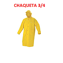 [PONCHO-035] ABRIGO IMPERMEABLE 3/4 CON CAPUCHA (TALLA XL)