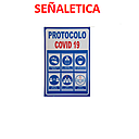 [SE-001] SEÑALETICA PROTOCOLO COVID-19  30X20CMTS