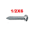 [TOAU-003] TOAU-1/2X6       TORNILLO AUTOROSCABLE