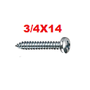 [TOAU-022] TOAU-3/4X14     TORNILLO AUTOROSCABLE