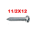 [TOAU-038] TOAU-11/2X12     TORNILLO AUTOROSCABLE